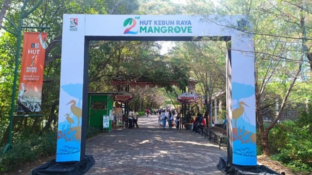 Kebun Raya Mangrove Surabaya Jadi Pusat Perpustakaan Laut Indonesia