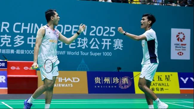 Fajar/Fikri Melangkah ke Final China Open 2025 Usai Kalahkan Unggulan Tuan Rumah