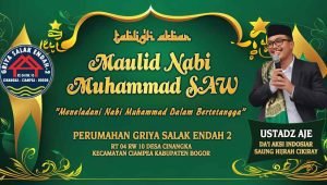 Tabligh Akbar Acara Maulid Nabi Muhammad di Griya Salak Endah